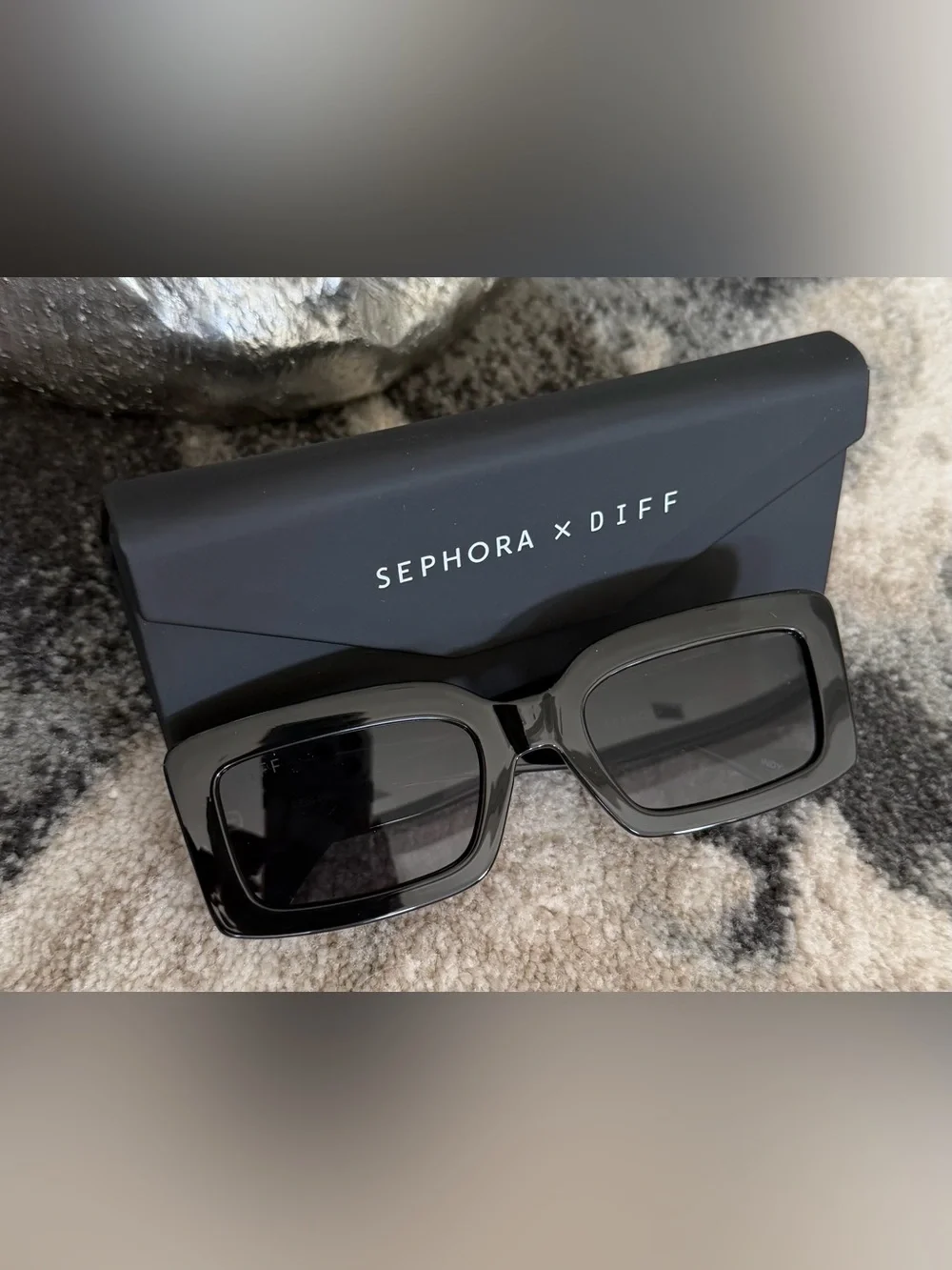 DIFF x SEPHORA Women's Indy 51mm Rectangle Sunglasses